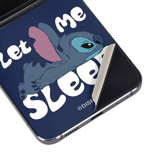 Disney Lilo and Stitch Let Me Sleep Galaxy Z Flip5 5G Skin